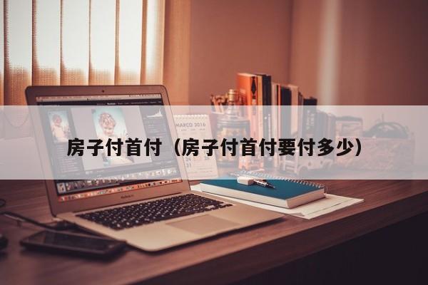 房子付首付（房子付首付要付多少）-第1张图片-yl23411永利官网登录 - 永利总站ylzz欢迎你